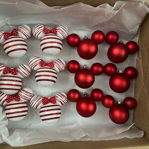Custom Personalized Disney inspired Mickey Minnie Mouse Christmas Ornaments
